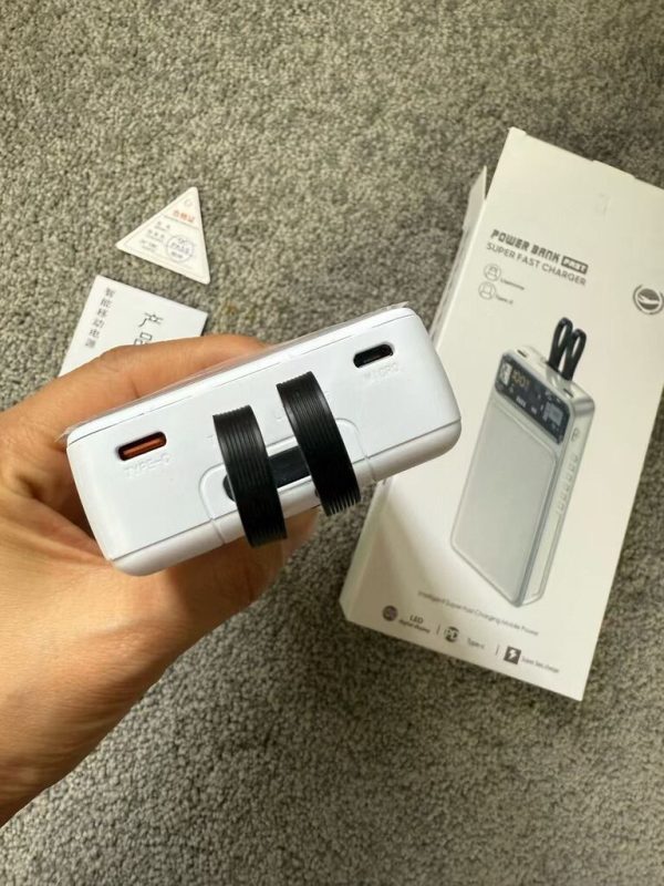 Pin dự phòng 20.000mAh, sạc nhanh kèm cáp, POWER BANK FAST – Super Fast Charger