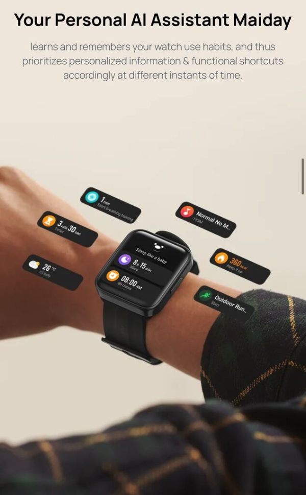 Đồng hồ thông minh Xiaomi Maimo Watch Flow, màn AMOLED, GPS độc lập