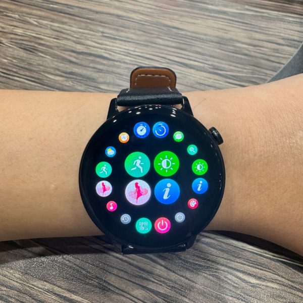 Đồng hồ thông minh Microwear GT3 Mini, đo huyết áp, nghe gọi điện thoại, đọc thông báo App