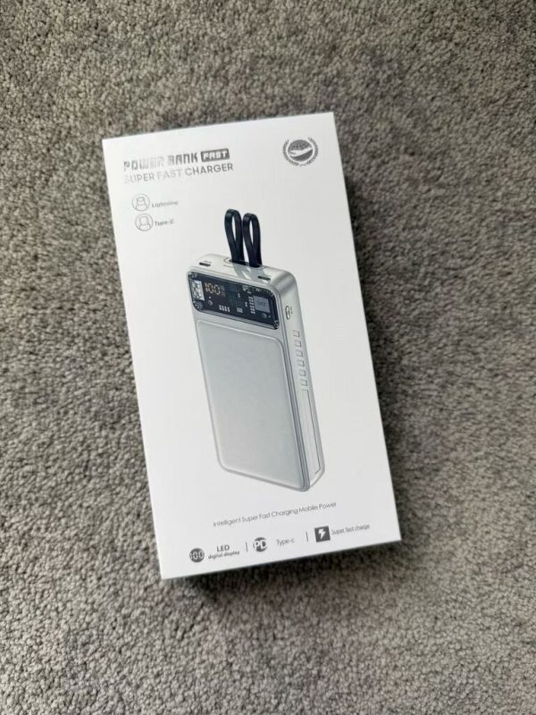 Pin dự phòng 20.000mAh, sạc nhanh kèm cáp, POWER BANK FAST – Super Fast Charger