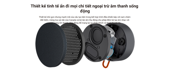 Loa Bluetooth Xiaomi Mi Portable Bluetooth Speaker Mini, có thể ghép nối 2 loa