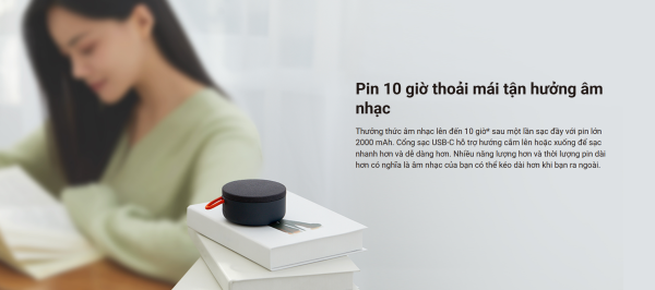 Loa Bluetooth Xiaomi Mi Portable Bluetooth Speaker Mini, có thể ghép nối 2 loa