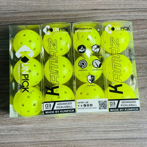 Bóng Pickleball Kamaz đạt chuẩn USAPA chính hãng Kunpick