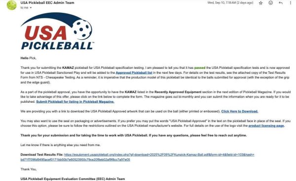 Bóng Pickleball Kamaz đạt chuẩn USAPA chính hãng Kunpick