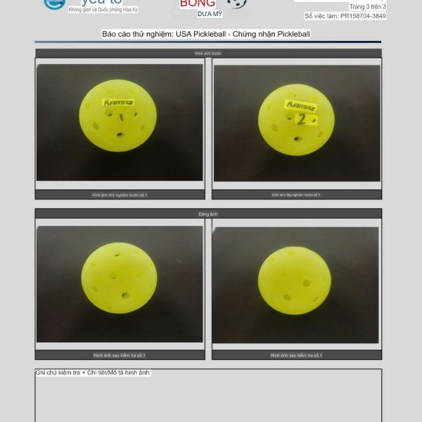 Bóng Pickleball Kamaz đạt chuẩn USAPA chính hãng Kunpick