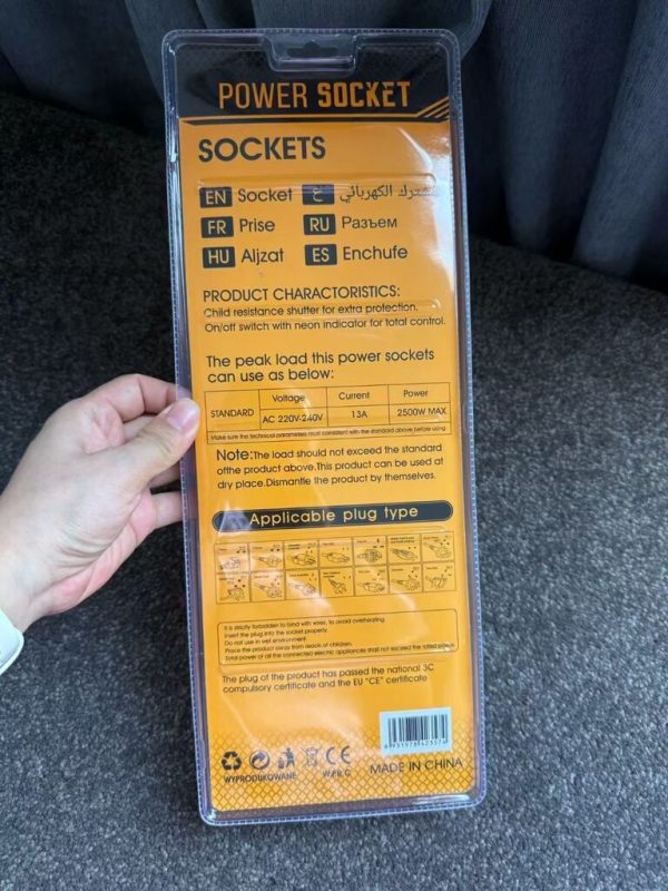 Ổ cắm điện đa năng 3M – 2500W (kèm cổng sạc USB + Type C ) Ổ cắm điện đa năng 3M – 2500W (kèm cổng sạc USB + Type C )