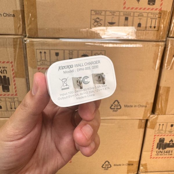 Củ sạc nhanh PD 20W KEKAXI PDH-001 (20W, USB-C) Củ sạc nhanh PD 20W KEKAXI PDH-001 (20W, USB-C)