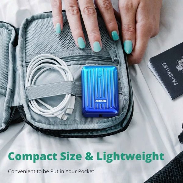 Sạc dự phòng Zendure SuperMini 10.000mAh – Sạc nhanh 20W, thương hiệu USA - Tím
