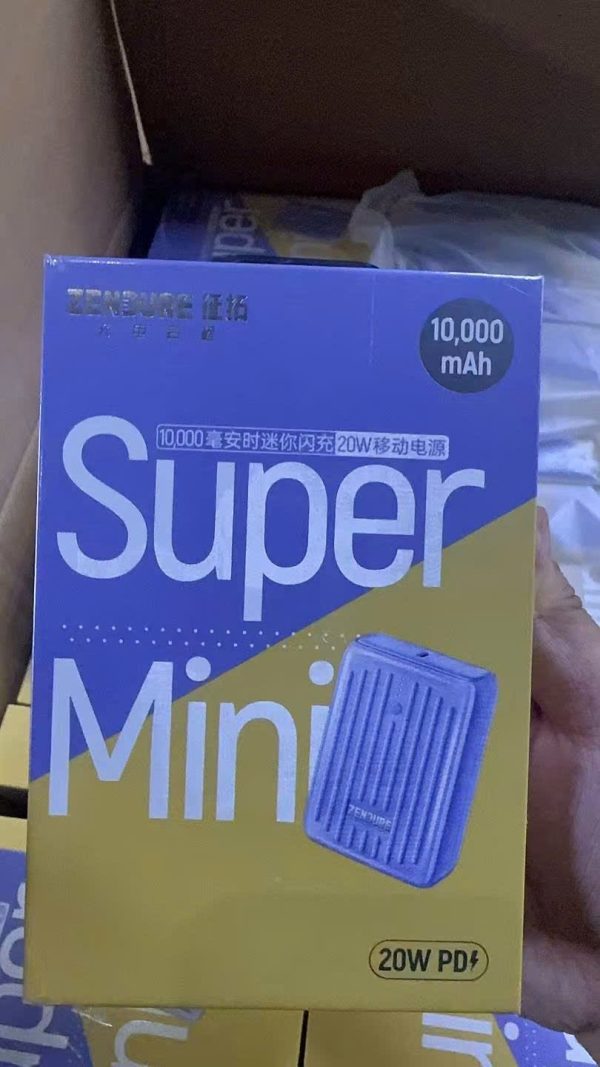 Sạc dự phòng Zendure SuperMini 10.000mAh – Sạc nhanh 20W, thương hiệu USA - Tím