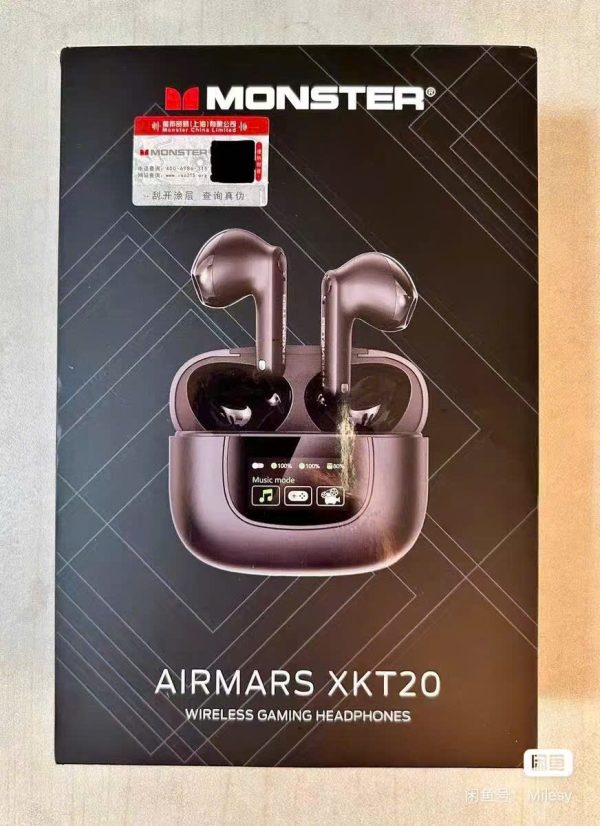 Tai nghe Bluetooth Monster Airmars XKT20 - Màu đen