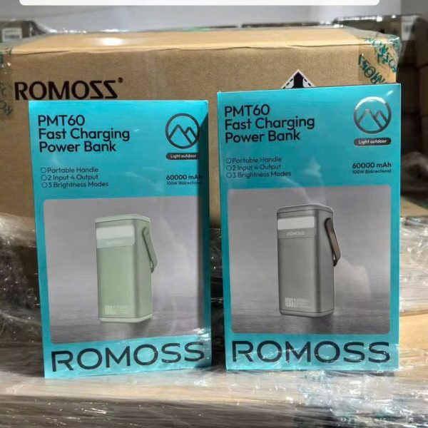 ⚡ Pin sạc dự phòng ROMOSS PMT60 – 60.000mAh | 100W sạc nhanh 2 chiều