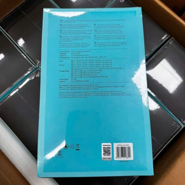 ⚡ Pin sạc dự phòng ROMOSS PMT60 – 60.000mAh | 100W sạc nhanh 2 chiều