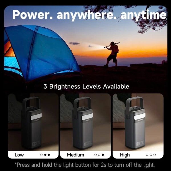 ⚡ Pin sạc dự phòng ROMOSS PMT60 – 60.000mAh | 100W sạc nhanh 2 chiều