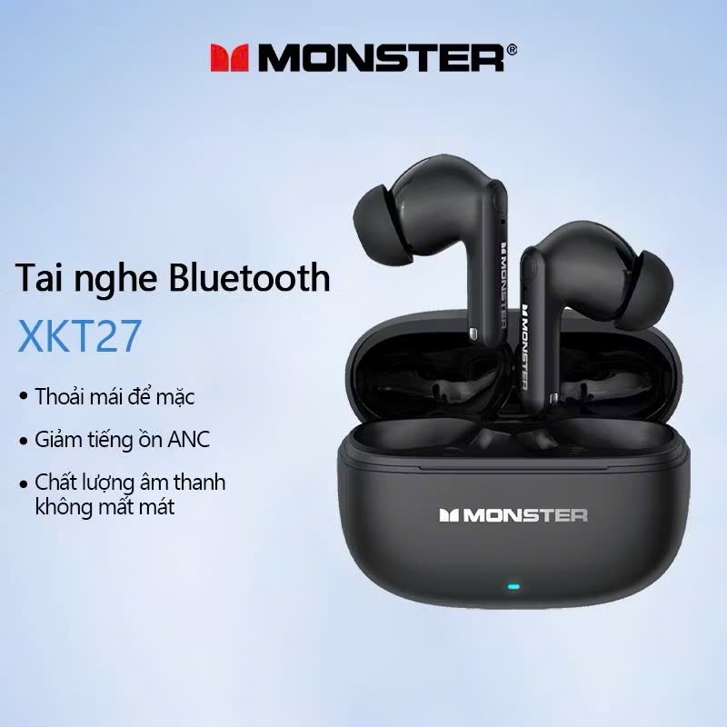 Tai nghe Bluetooth Monster XKT27 – Chống Ồn Chủ Động, Âm Thanh HIFI Tai nghe Bluetooth Monster XKT27 – Chống Ồn Chủ Động, Âm Thanh HIFI - Ảnh 6