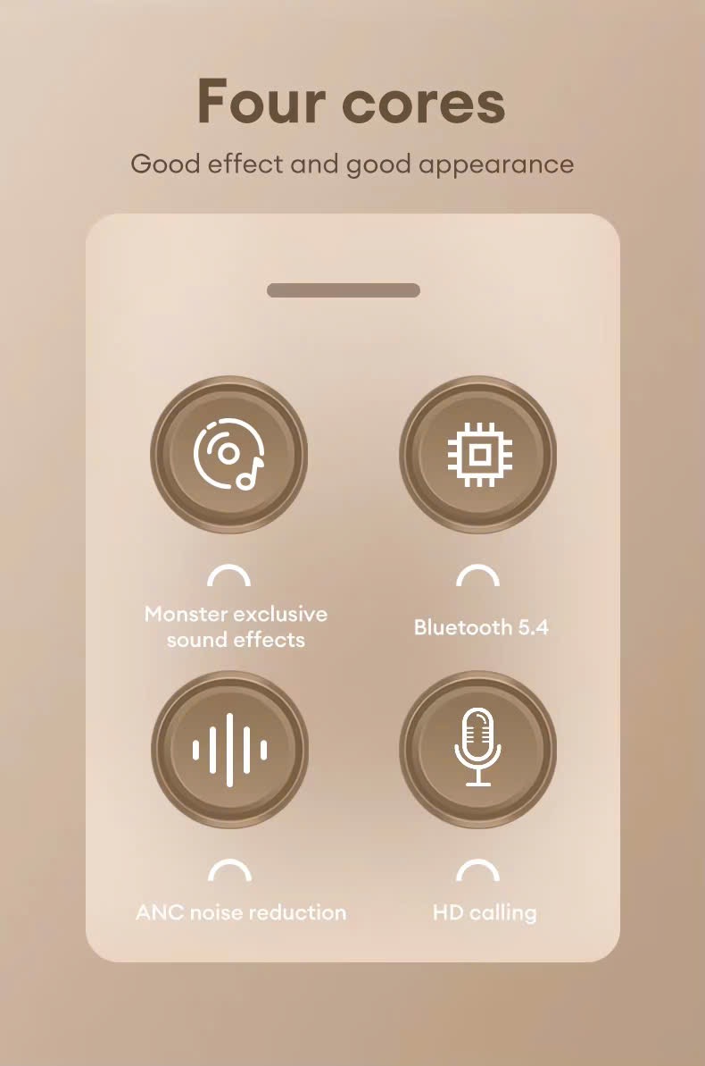 Tai nghe Bluetooth Monster XKT27 – Chống Ồn Chủ Động, Âm Thanh HIFI Tai nghe Bluetooth Monster XKT27 – Chống Ồn Chủ Động, Âm Thanh HIFI - Ảnh 11