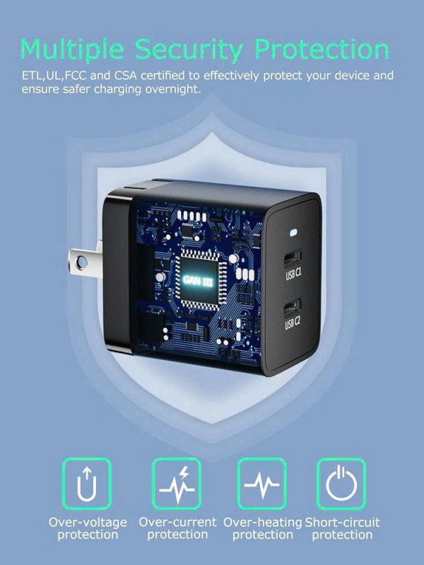 Bộ Sạc Nhanh GOLDNEXT 47W USB-C GaN Mini Charger - Nhỏ gọn, siêu mạnh mẽ