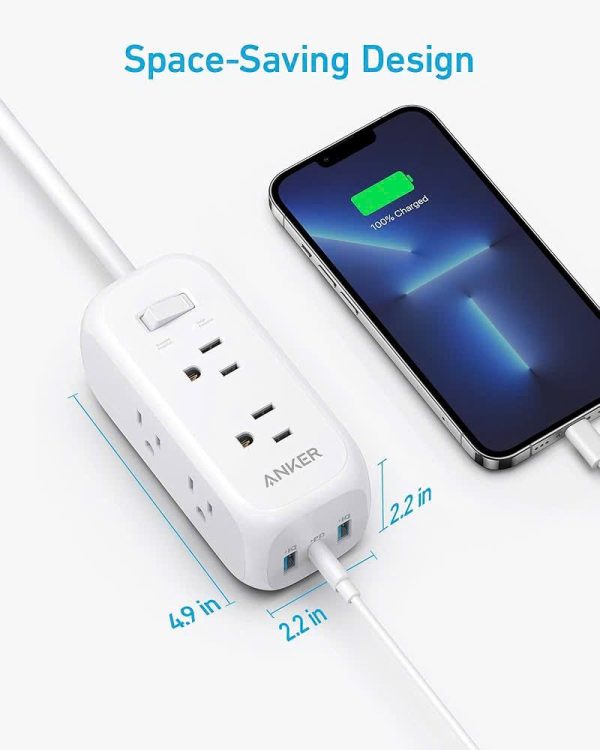 Anker 332 USB Power Strip – Ổ Điện Đa Năng 9-trong-1