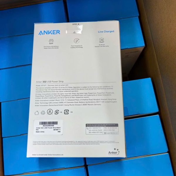 Anker 332 USB Power Strip – Ổ Điện Đa Năng 9-trong-1