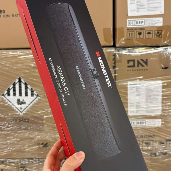 Loa Bluetooth Monster Airmars G11 – thiết kế soundbar, âm thanh vòm 360°, pin 6h Loa Bluetooth Monster Airmars G11 – thiết kế soundbar, âm thanh vòm 360°, pin 6h