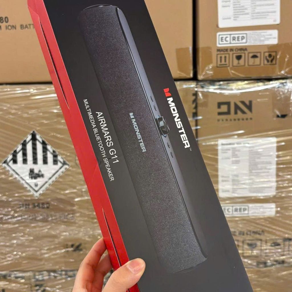 Loa Bluetooth Monster Airmars G11 – thiết kế soundbar, âm thanh vòm 360°, pin 6h Loa Bluetooth Monster Airmars G11 – thiết kế soundbar, âm thanh vòm 360°, pin 6h - Ảnh 5
