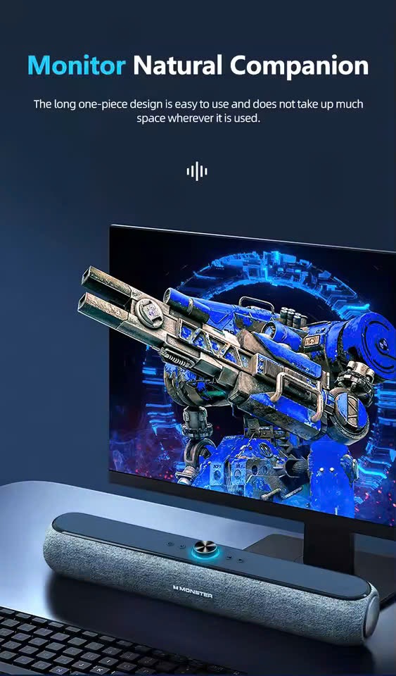 Loa Bluetooth Monster Airmars G11 – thiết kế soundbar, âm thanh vòm 360°, pin 6h Loa Bluetooth Monster Airmars G11 – thiết kế soundbar, âm thanh vòm 360°, pin 6h - Ảnh 12