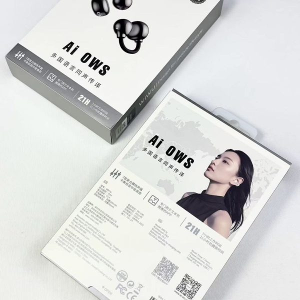 Tai nghe phiên dịch WiWU W04 Ai – Ai OWS, Bluetooth 5.3 phiên dịch thời gian thực Tai nghe phiên dịch WiWU W04 Ai – Ai OWS, Bluetooth 5.3 phiên dịch thời gian thực