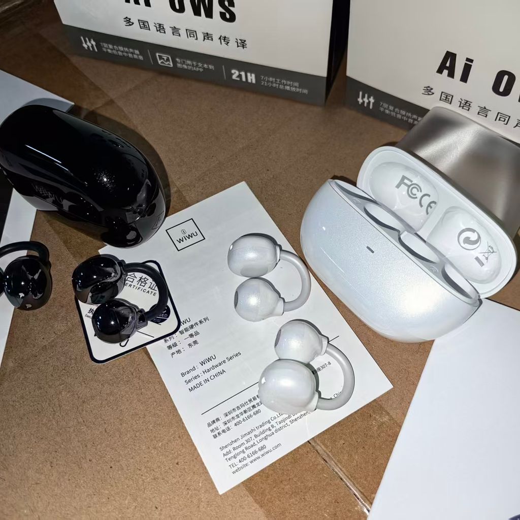 Tai nghe phiên dịch WiWU W04 Ai – Ai OWS, Bluetooth 5.3 phiên dịch thời gian thực Tai nghe phiên dịch WiWU W04 Ai – Ai OWS, Bluetooth 5.3 phiên dịch thời gian thực - Ảnh 13