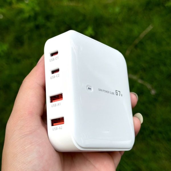 Củ sạc TOOCKI 67W GaN POWER CUBE] – Bộ sạc nhanh đa cổng, nhỏ gọn nhưng đầy uy lực