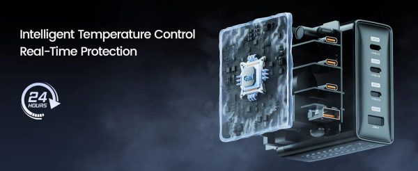 Cục Sạc USB C MOVESPEED 140W PD3.1 GaN 4 100W - YSFCG107